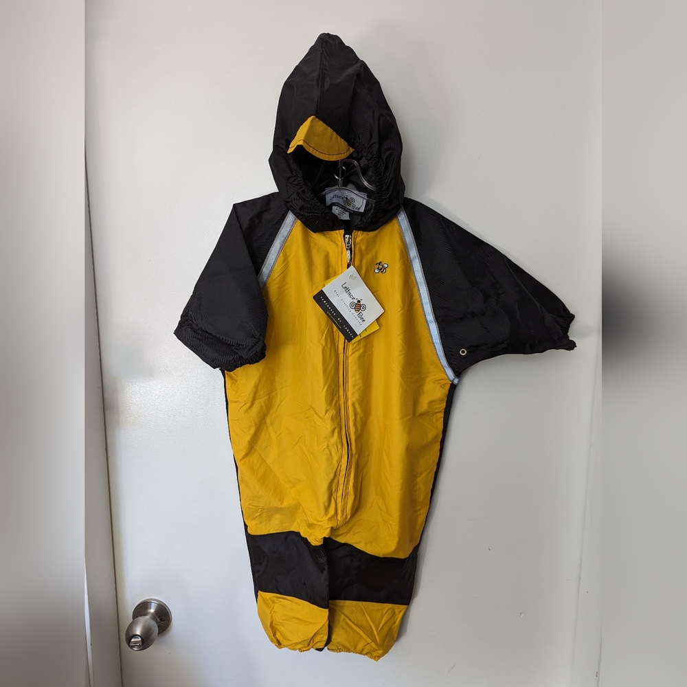 LETTUCE BEE | Toddler Rain Suit, Yellow + Black (NEW)